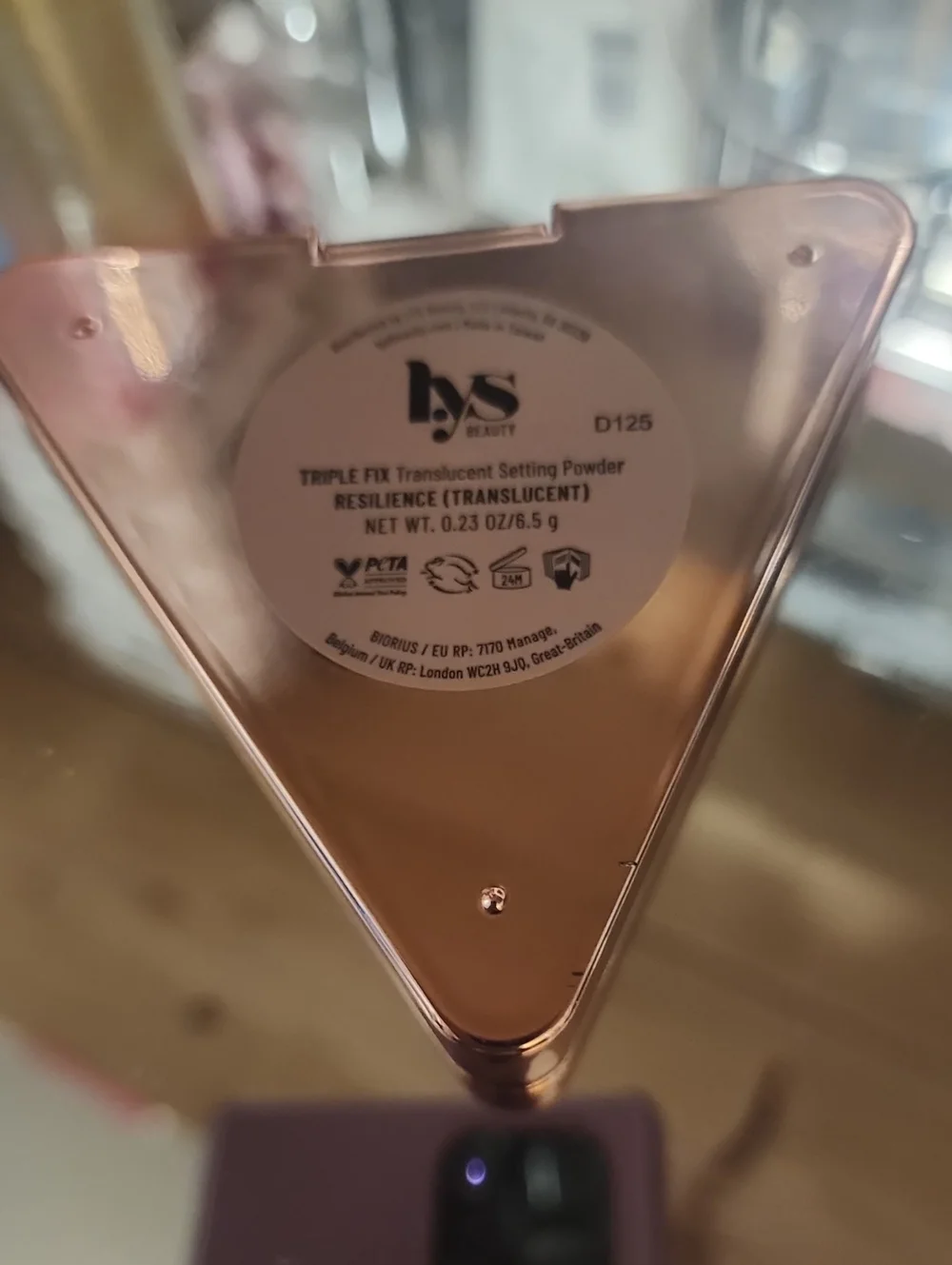 hys Beauty Triple Fix Translucent Setting Powder - Translucent